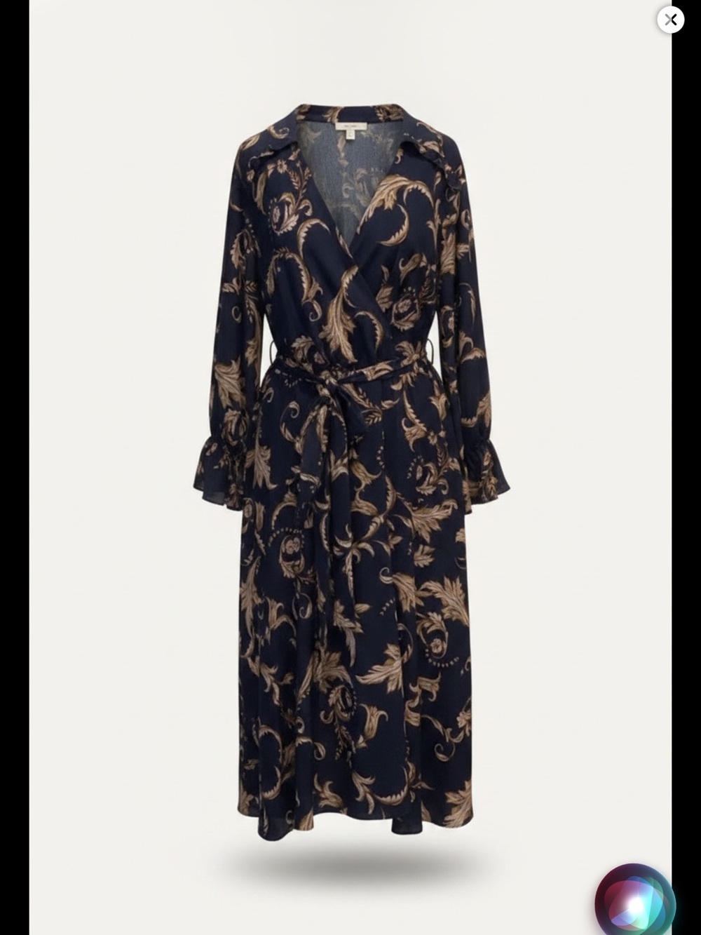 Tahari Dress Surplice High Low Size 14P